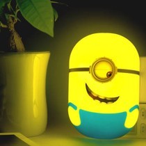 天蜗LED创意墙纸DIY光控小夜灯 单眼小黄人点亮你的小窝